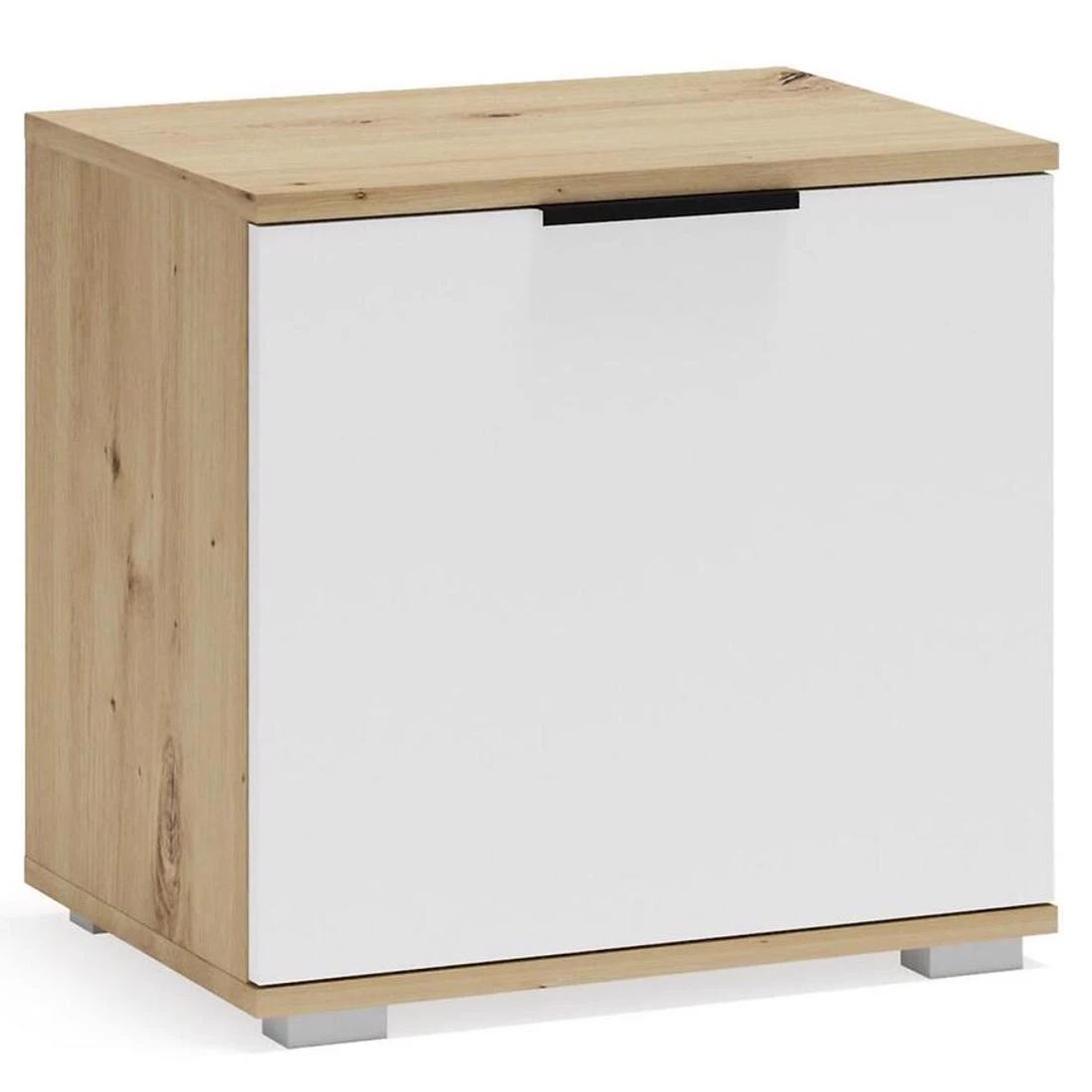 Clif klupa za predsoblje 50x38x48 cm hrast/bela