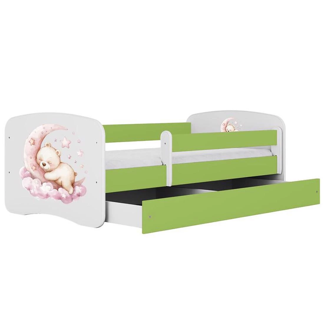 Babydreams deciji krevet 90x184x61 cm zelena