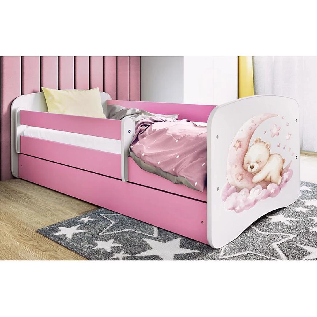 Babydreams deciji krevet 80x144x61 cm roza