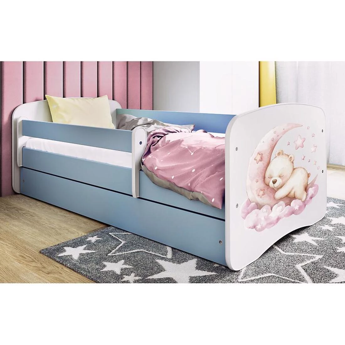 Babydreams deciji krevet 90x184x61 cm plava