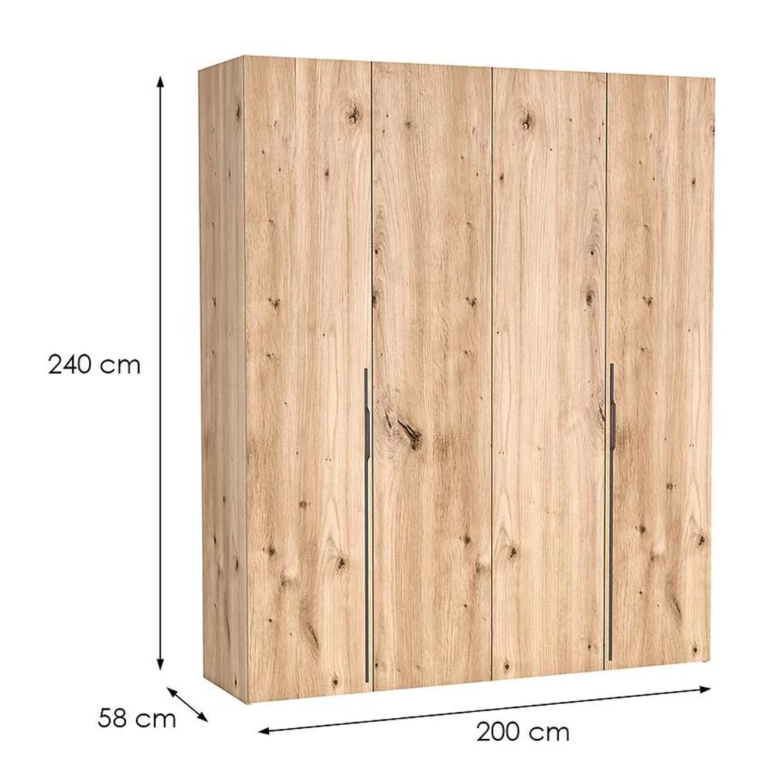 Bari ormar 200x58x240 cm artisan