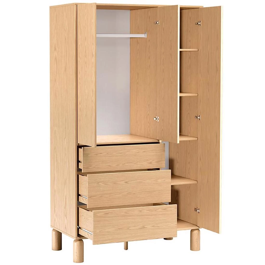 Sanden ormar 110x55x197 cm natur