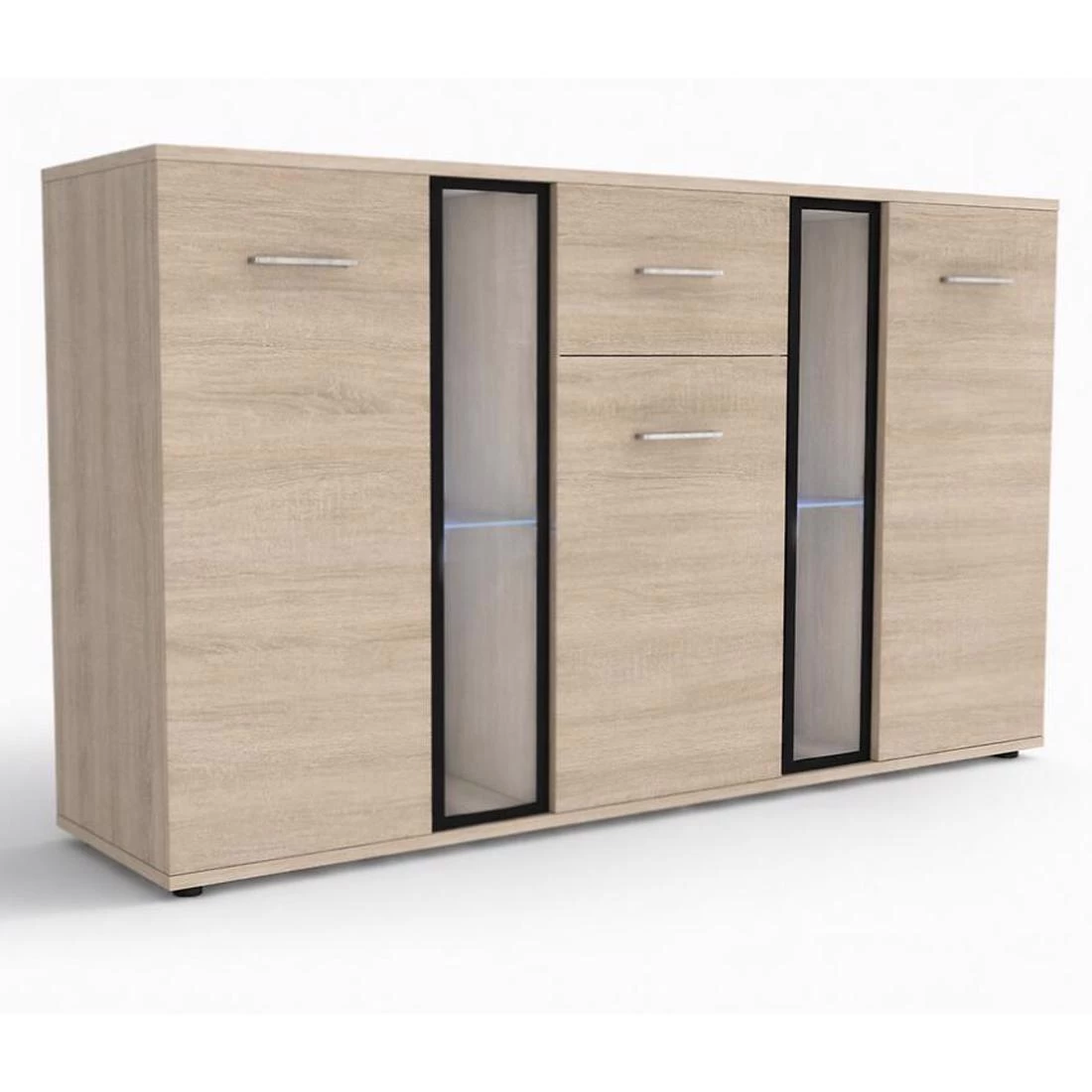Enzo komoda 140x35x85 cm sonoma hrast