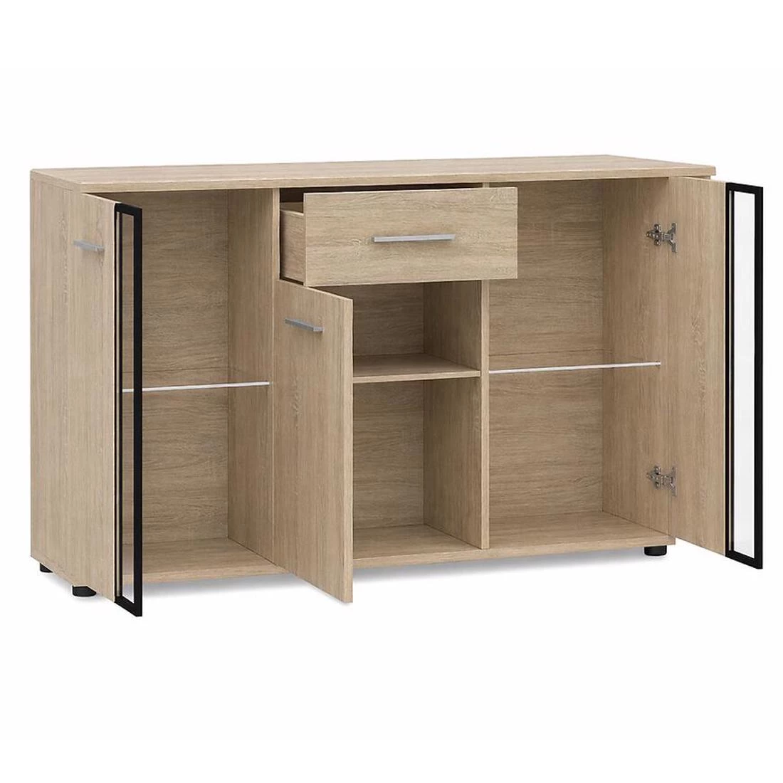 Enzo komoda 140x35x85 cm sonoma hrast