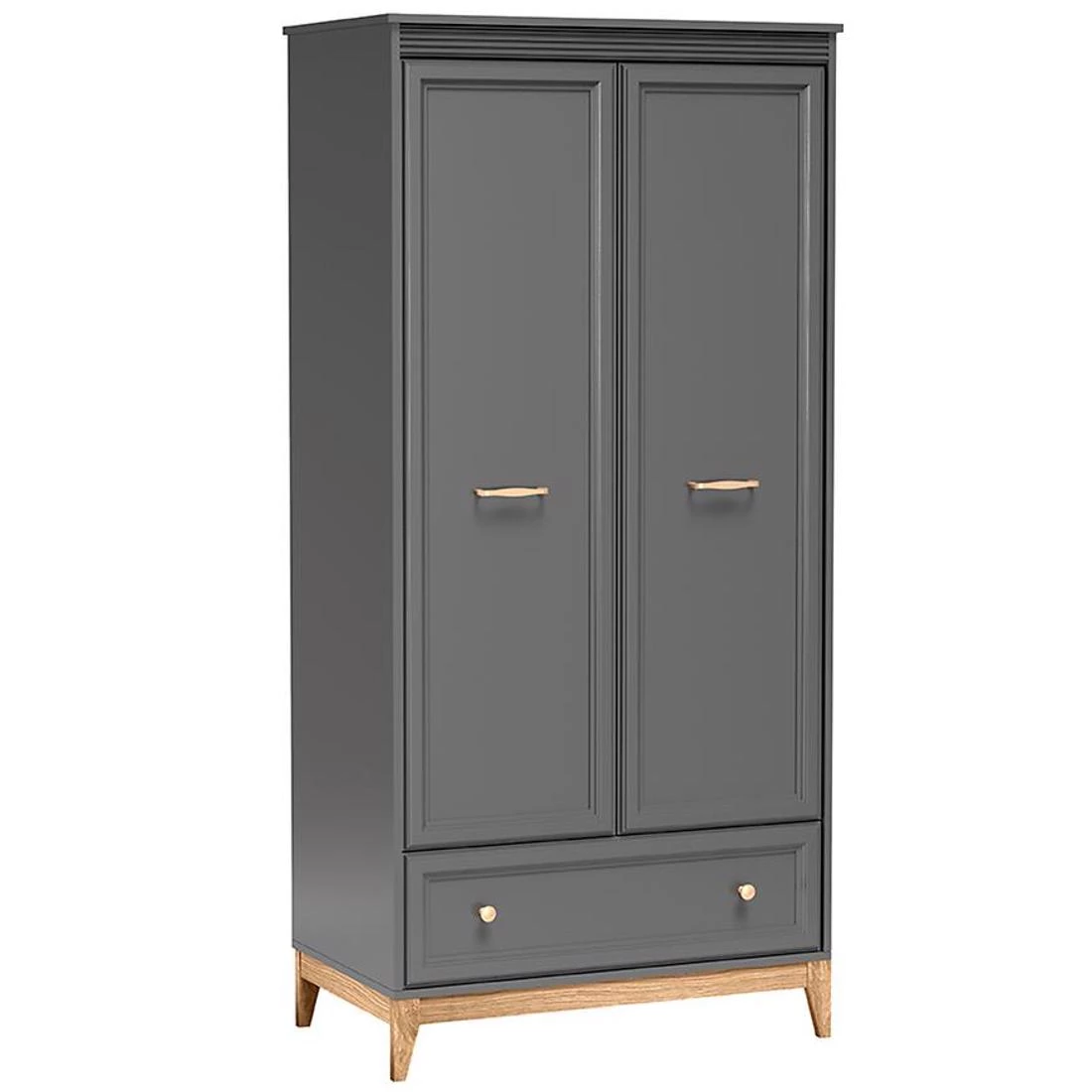 Terra ormar 92x54,5x193 cm siva