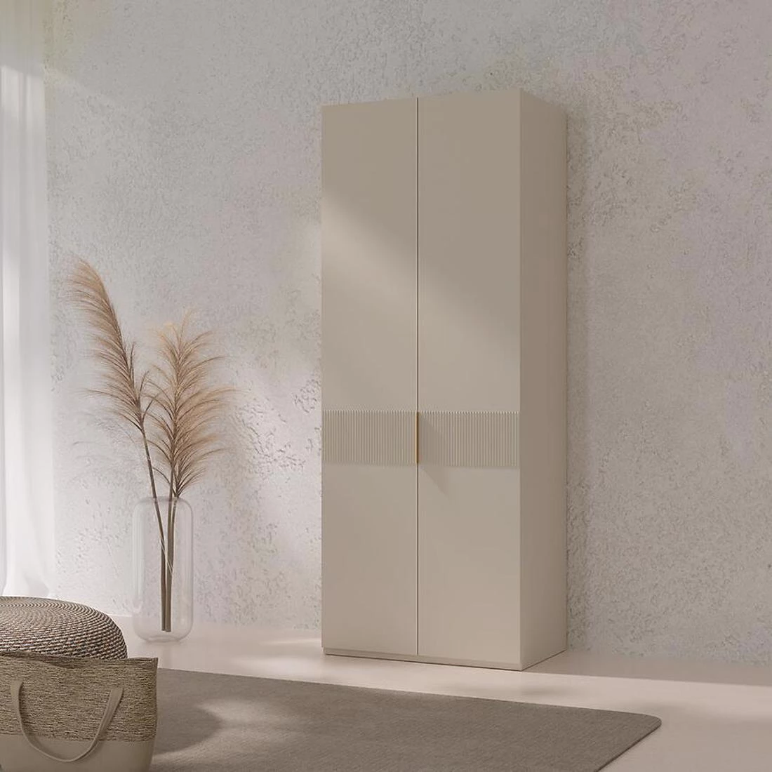 Soreno ormar 90x60x237 cm bež/makadamija