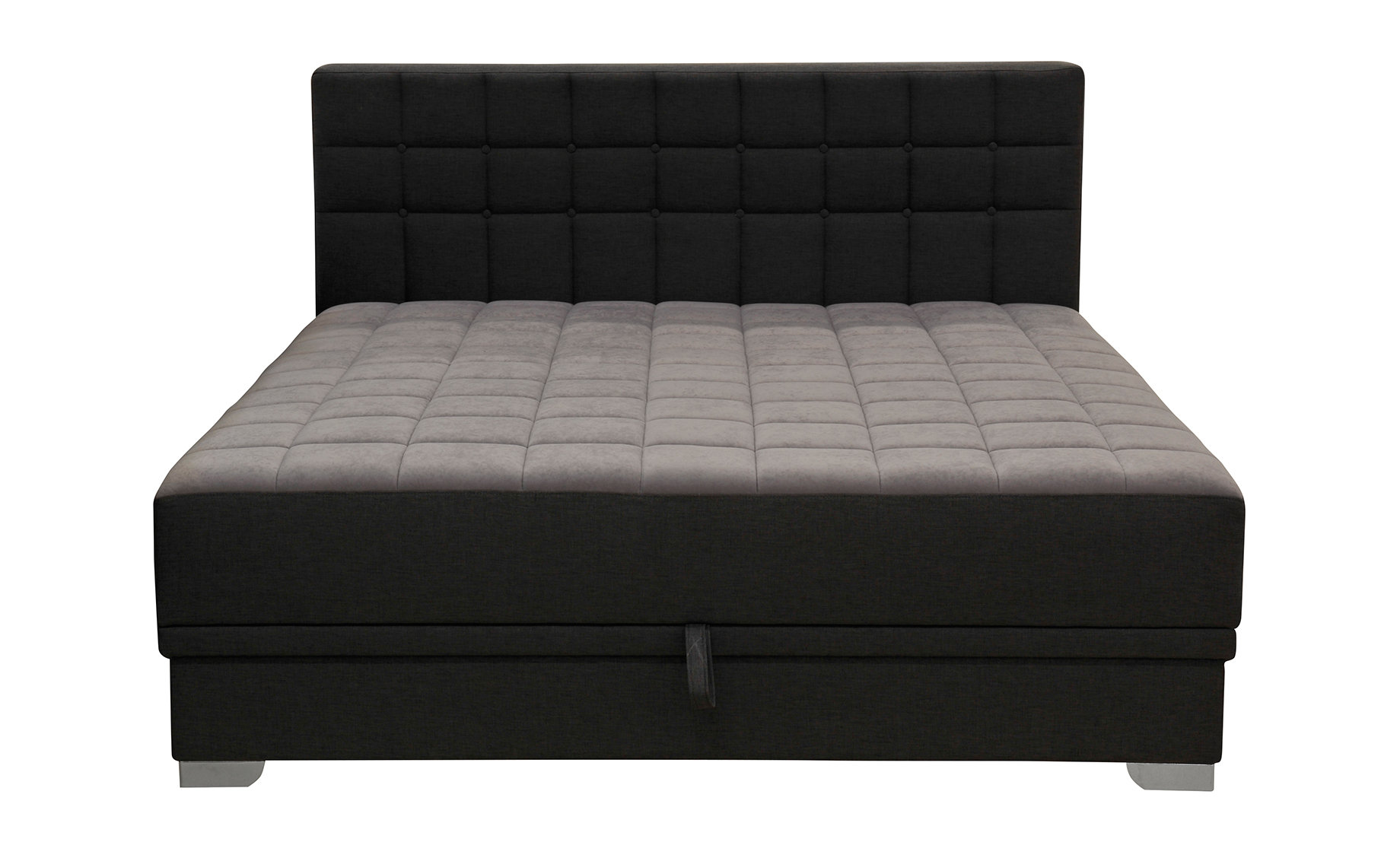 London francuski krevet sa spremnikom 180x215x110 cm sivi
