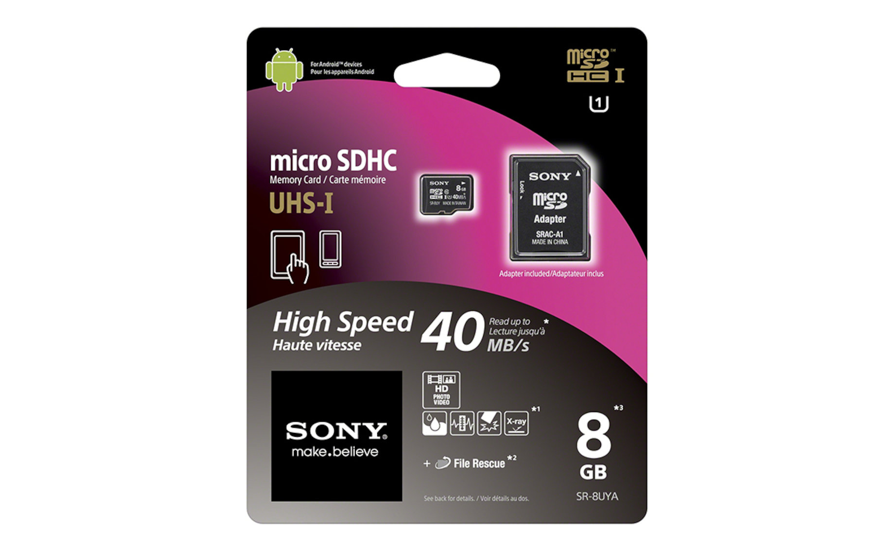 Sony SR8UYA micro SDHC memorijska kartica 8GB