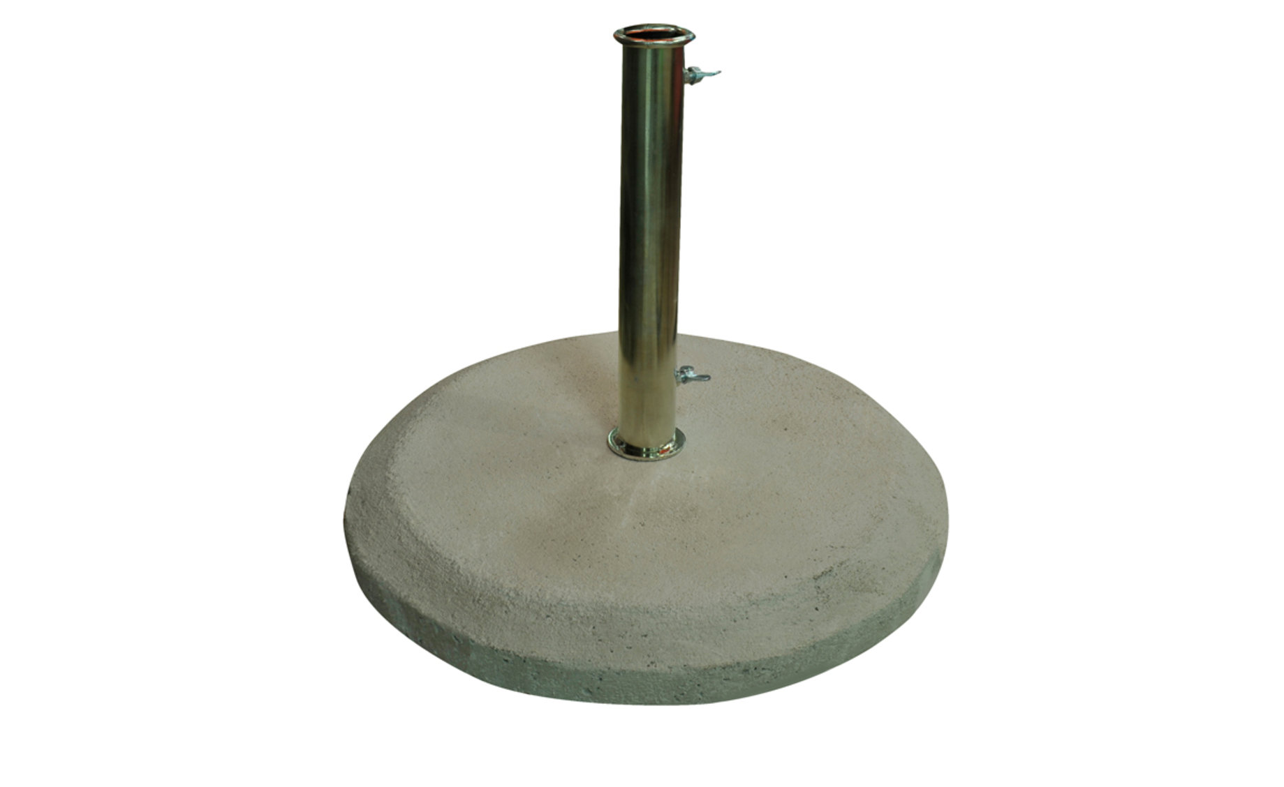 Betonska okrugla baza sa metalnom cevi D50x7 cm