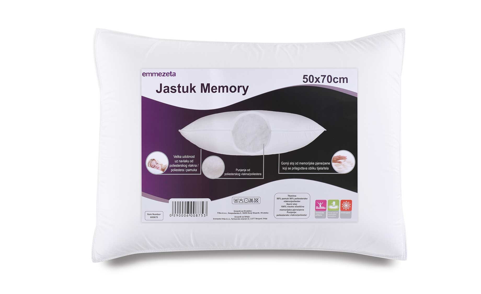 Jastuk Memory 50x70cm