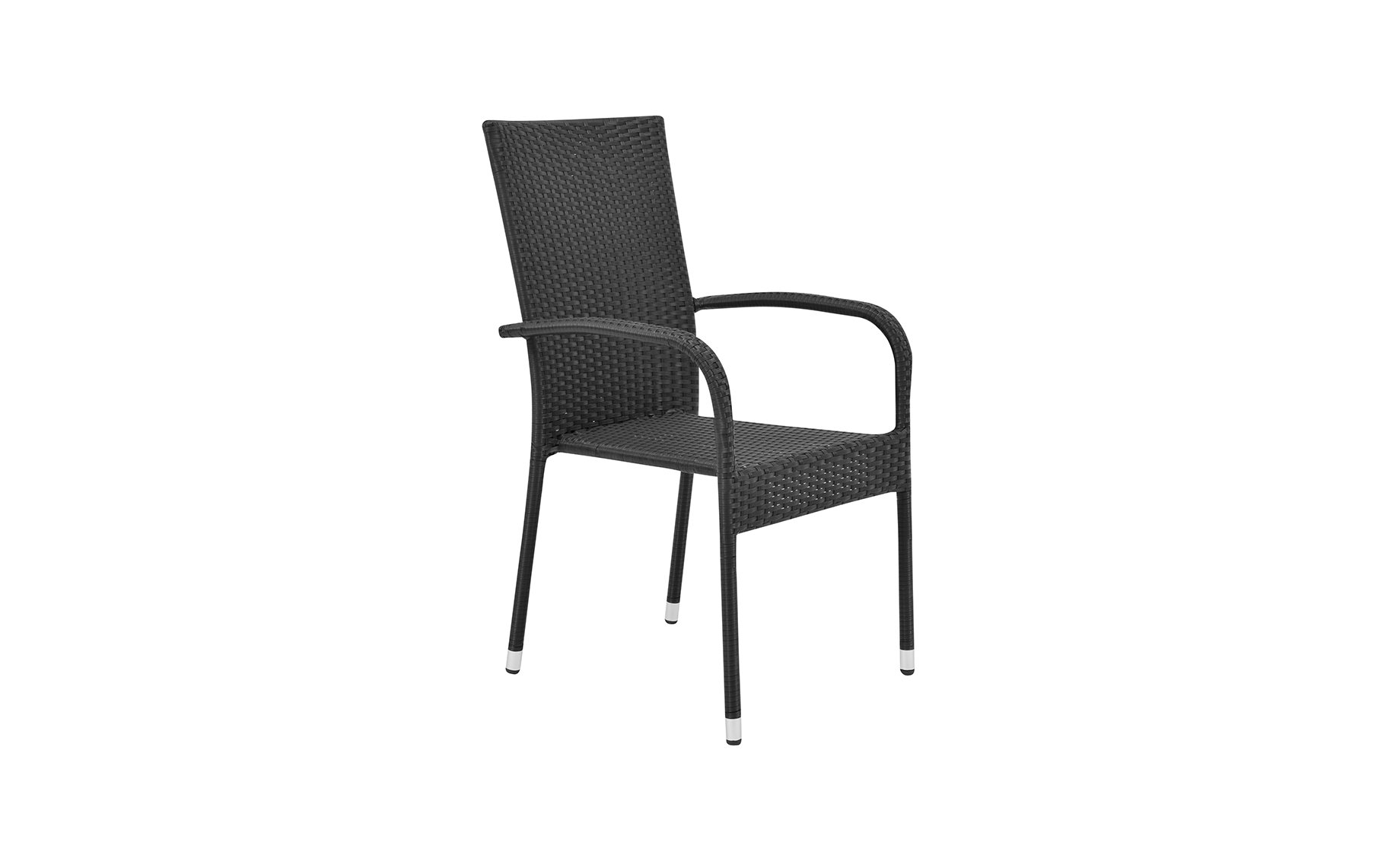 Bari stolica sa rukonaslonima 56x64x95 cm crna