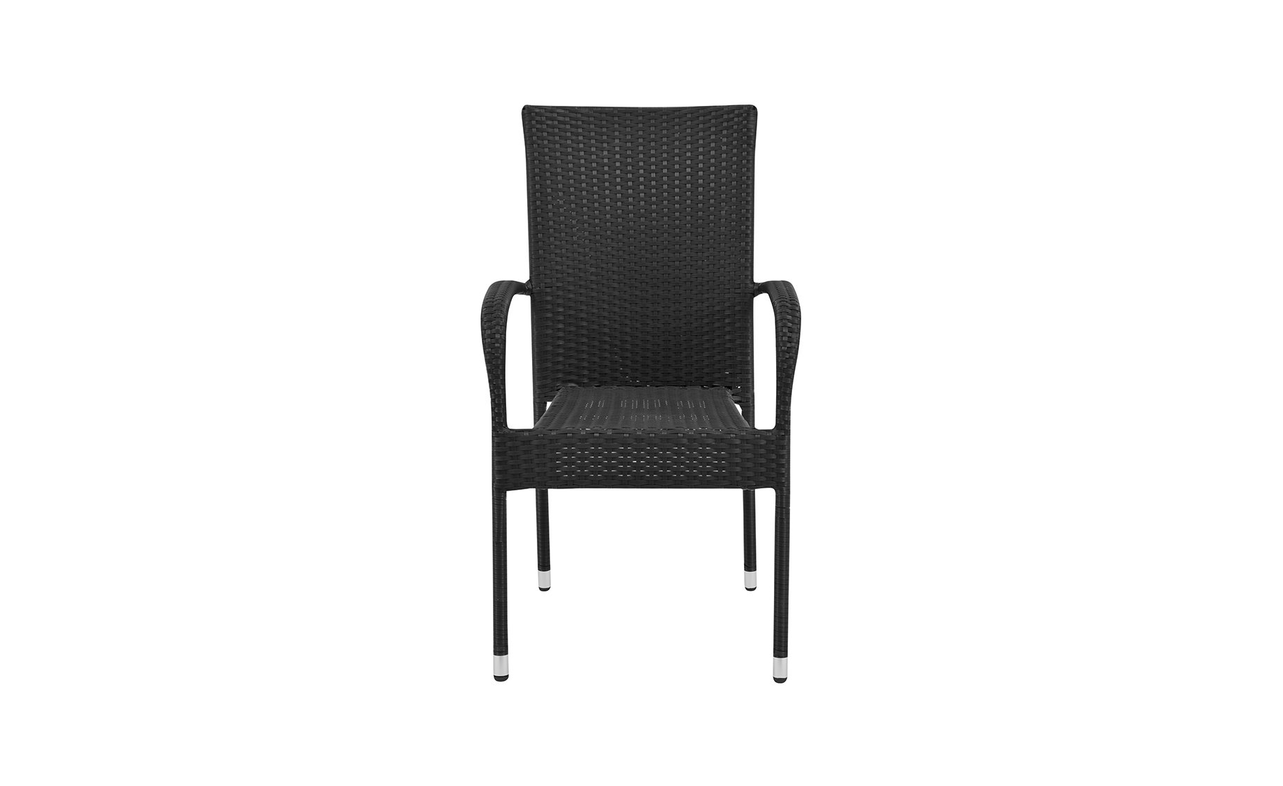 Bari stolica sa rukonaslonima 56x64x95 cm crna