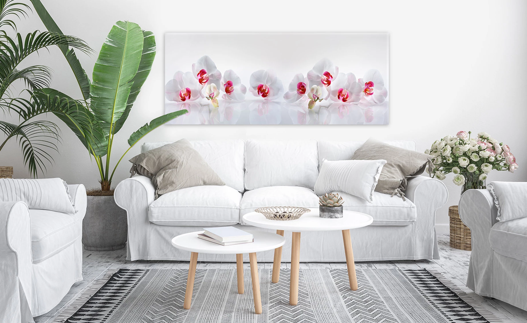 Slika na staklu Orchid 125x50cm