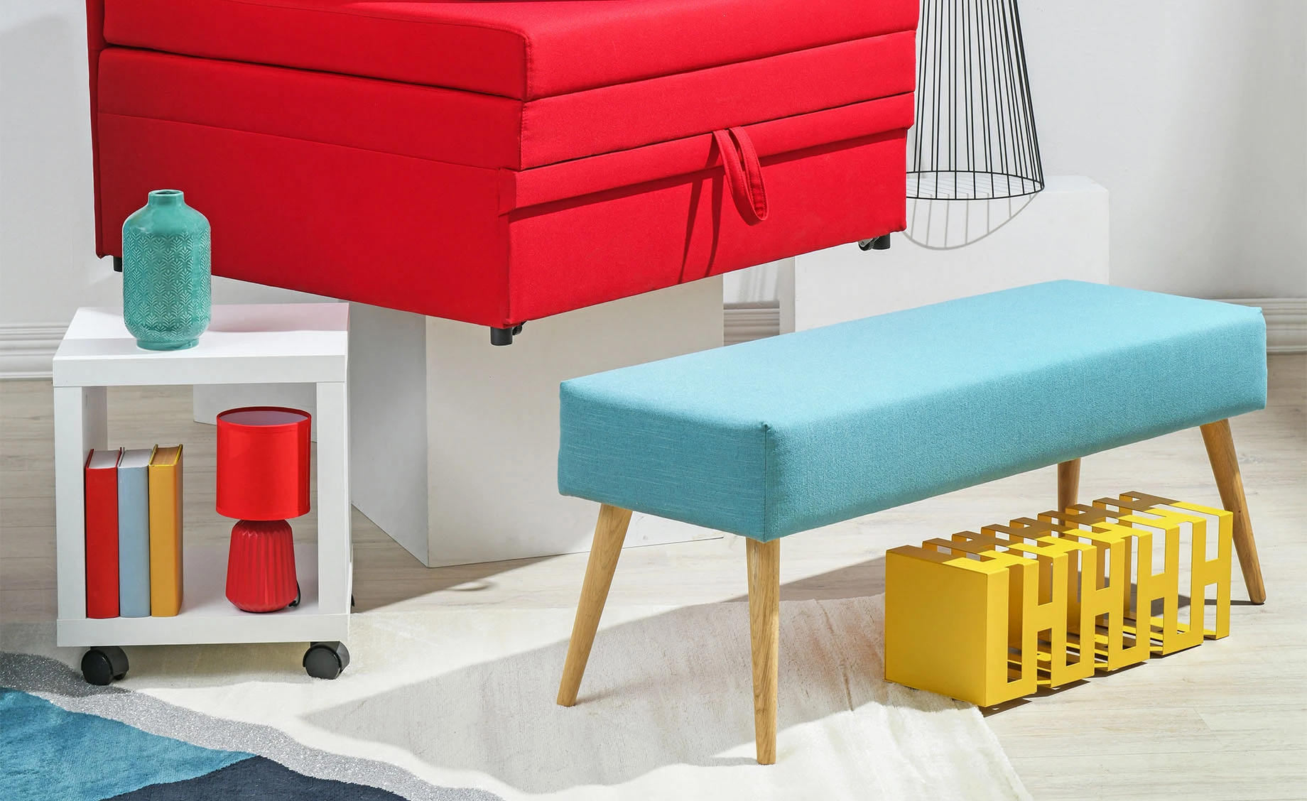 Stalak za kišobrane Tower žuti