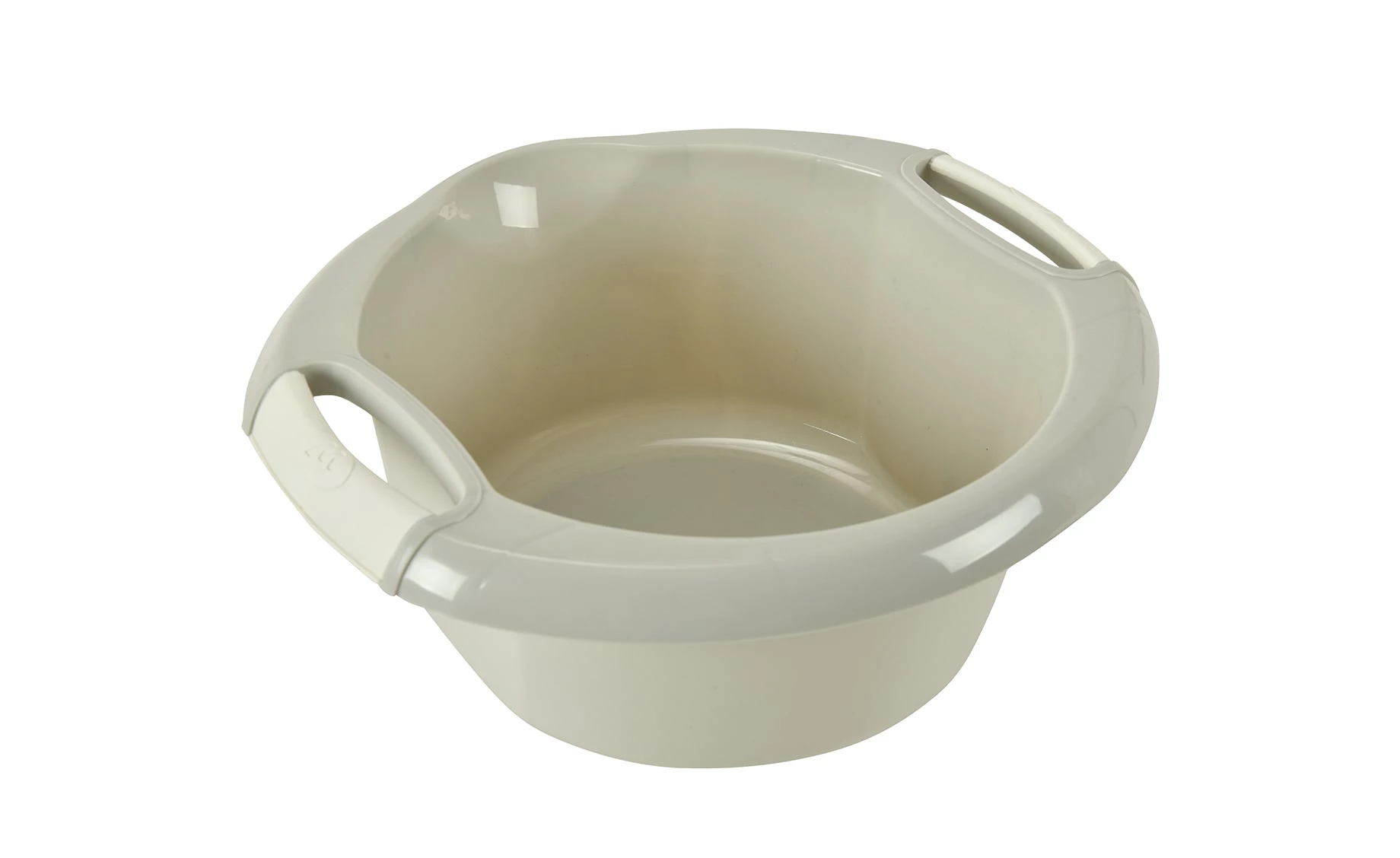 Plastična posuda lavor Nelly okrugla 38x40cm bež