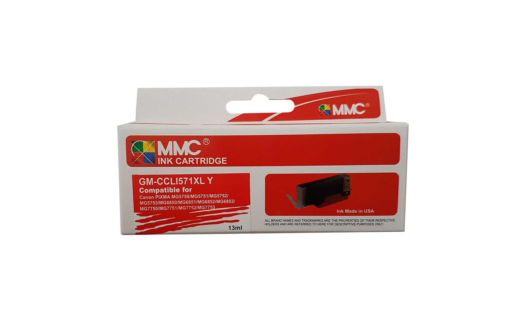 MMC GM-CCLI571XL Y zamjenska tinta za Canon