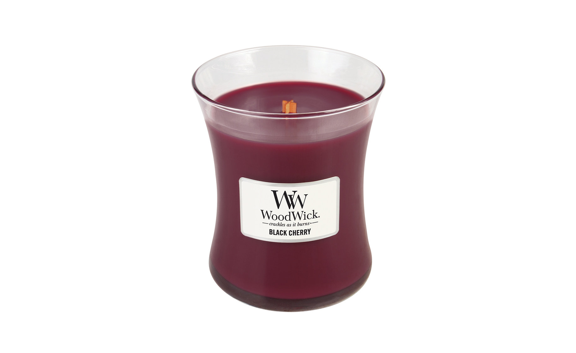 Woodwick mirisna sveća Black Cherry, srednja