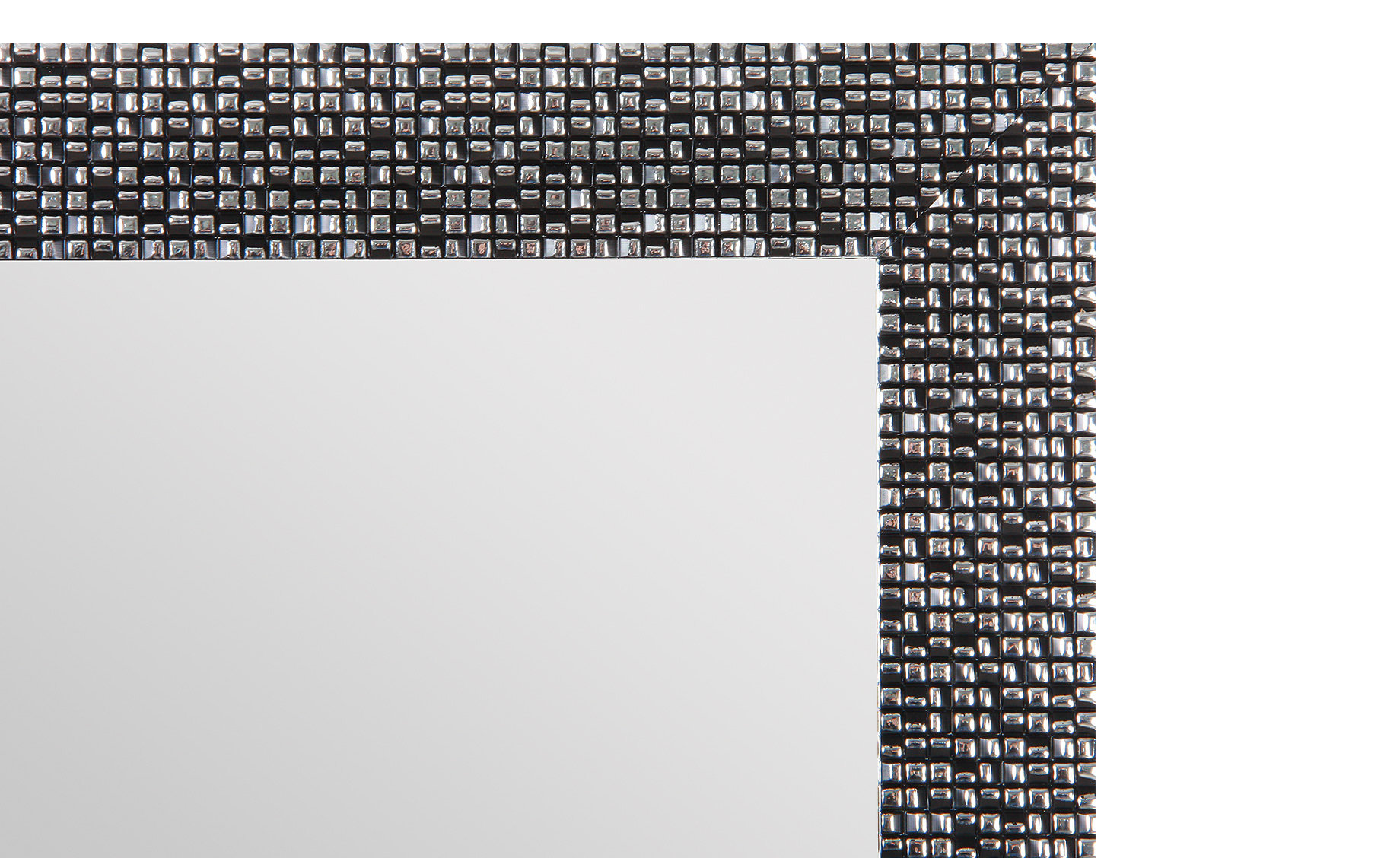Zidno ogledalo Madison crno 49,2x149,2cm