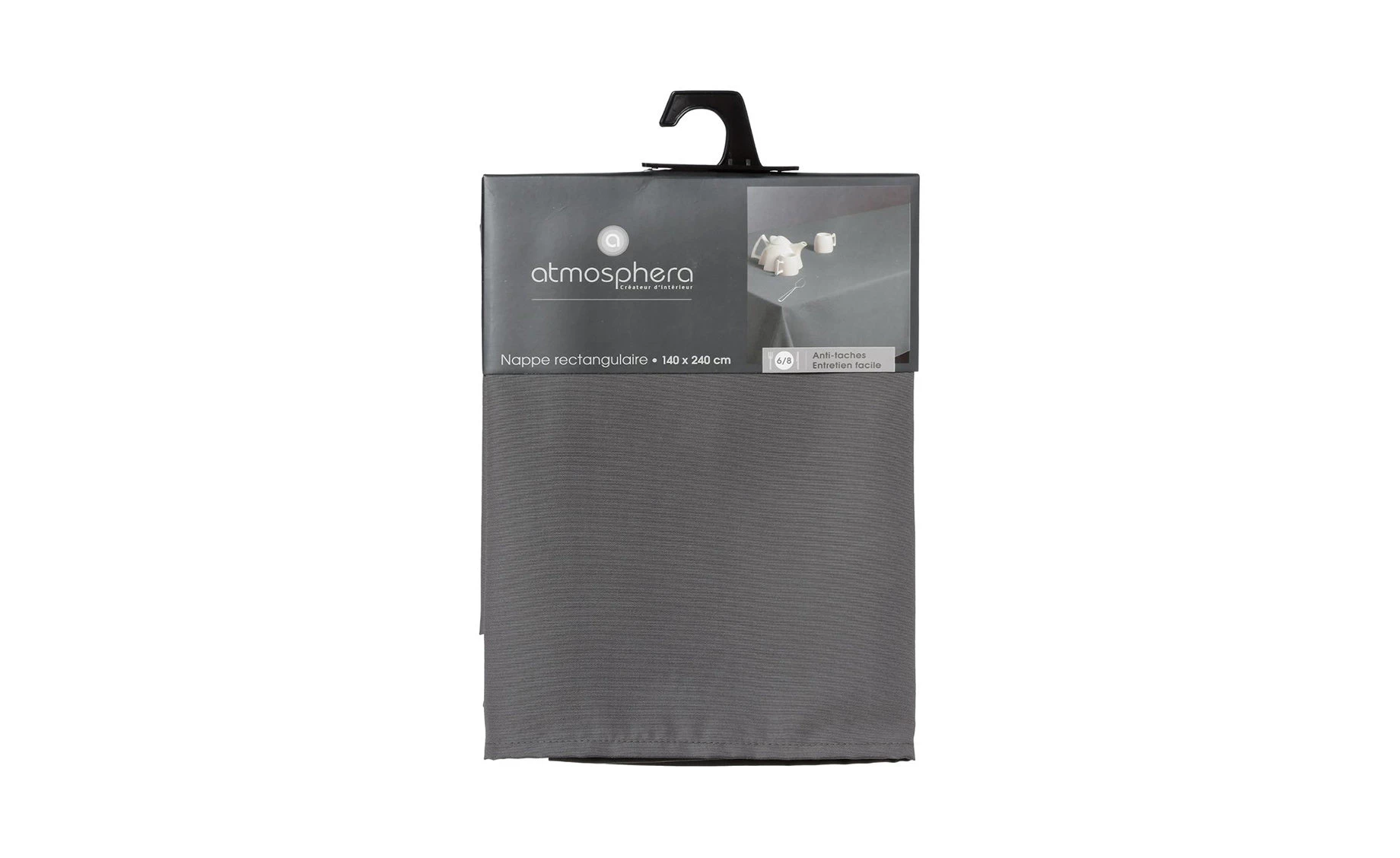 Stolnjak Antistain 140x240cm sivi