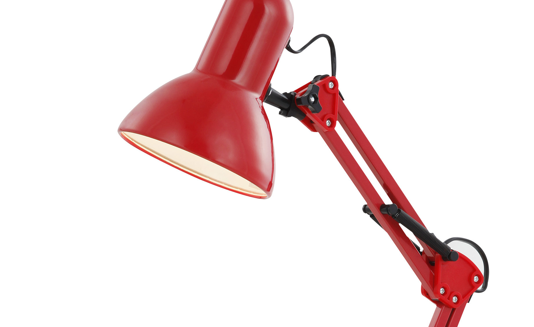 Stona lampa Famous crvena
