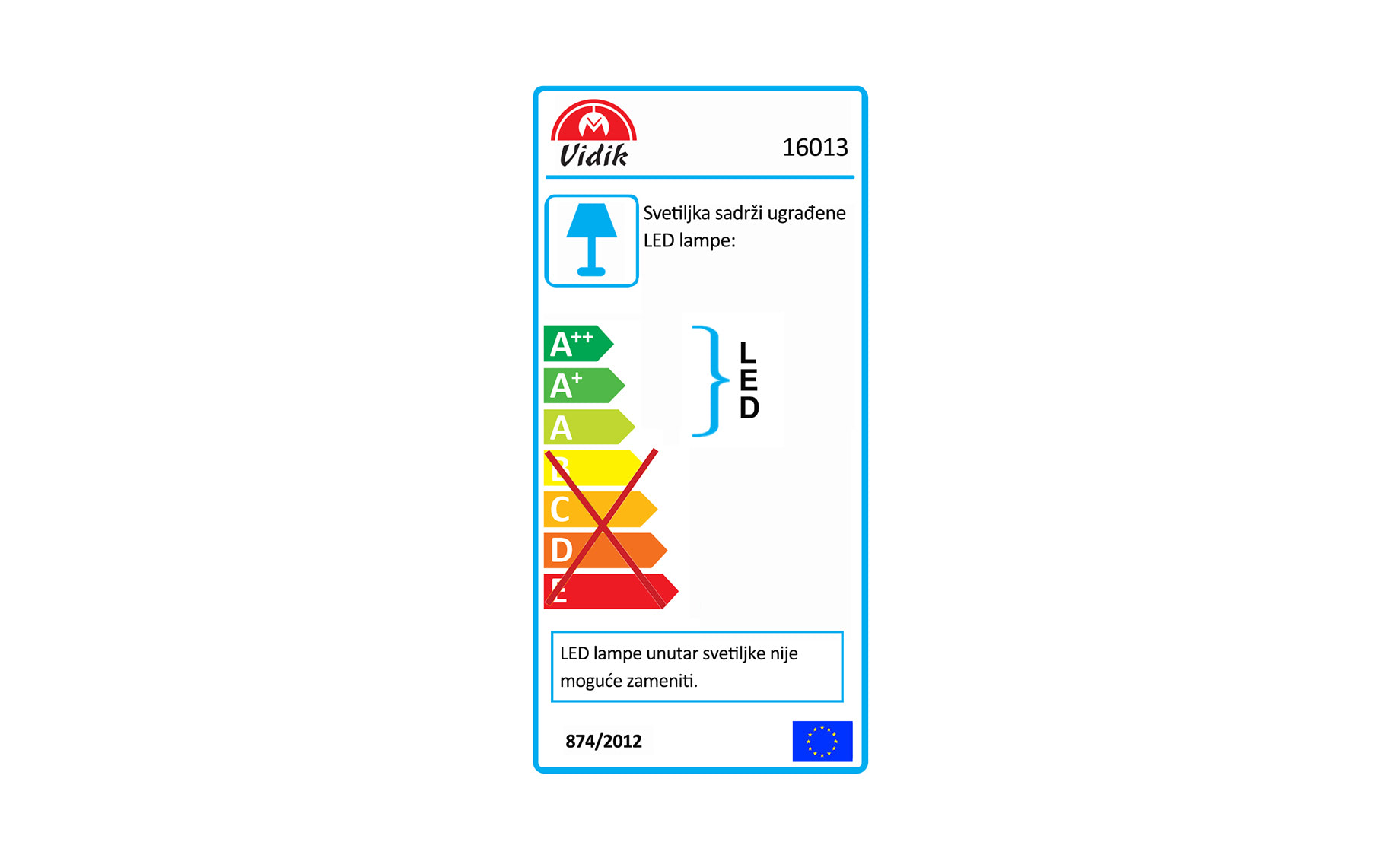 Plafonjera Louie LED 12W 960L 6000K