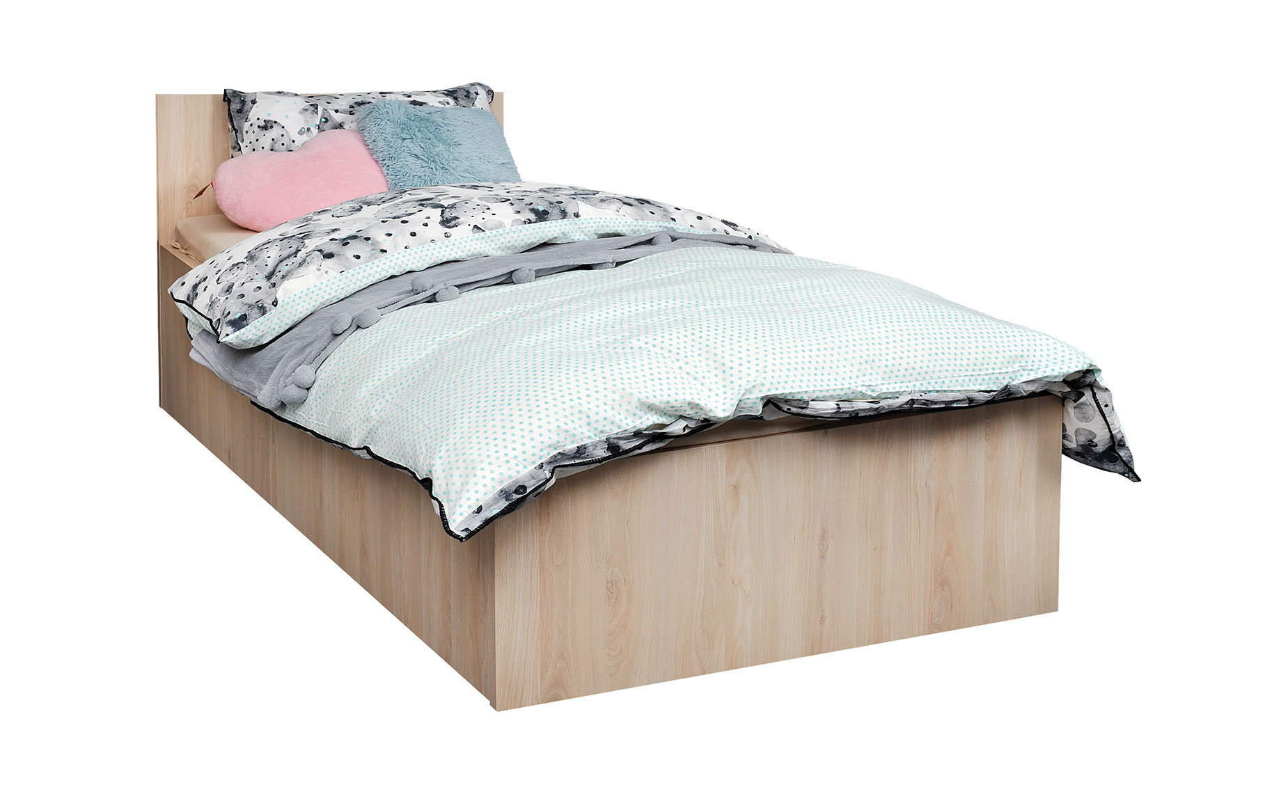 Drop krevet s podnicom+2ladice 97x205x81cm