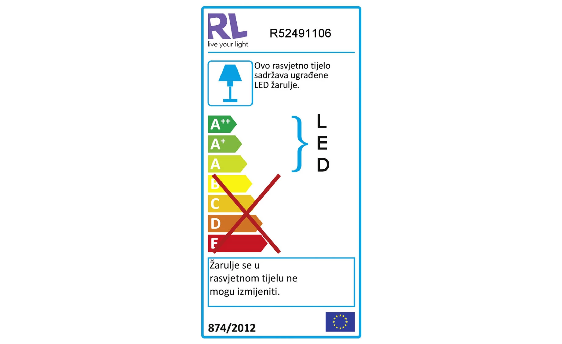 Stona lampa Unicorn LED