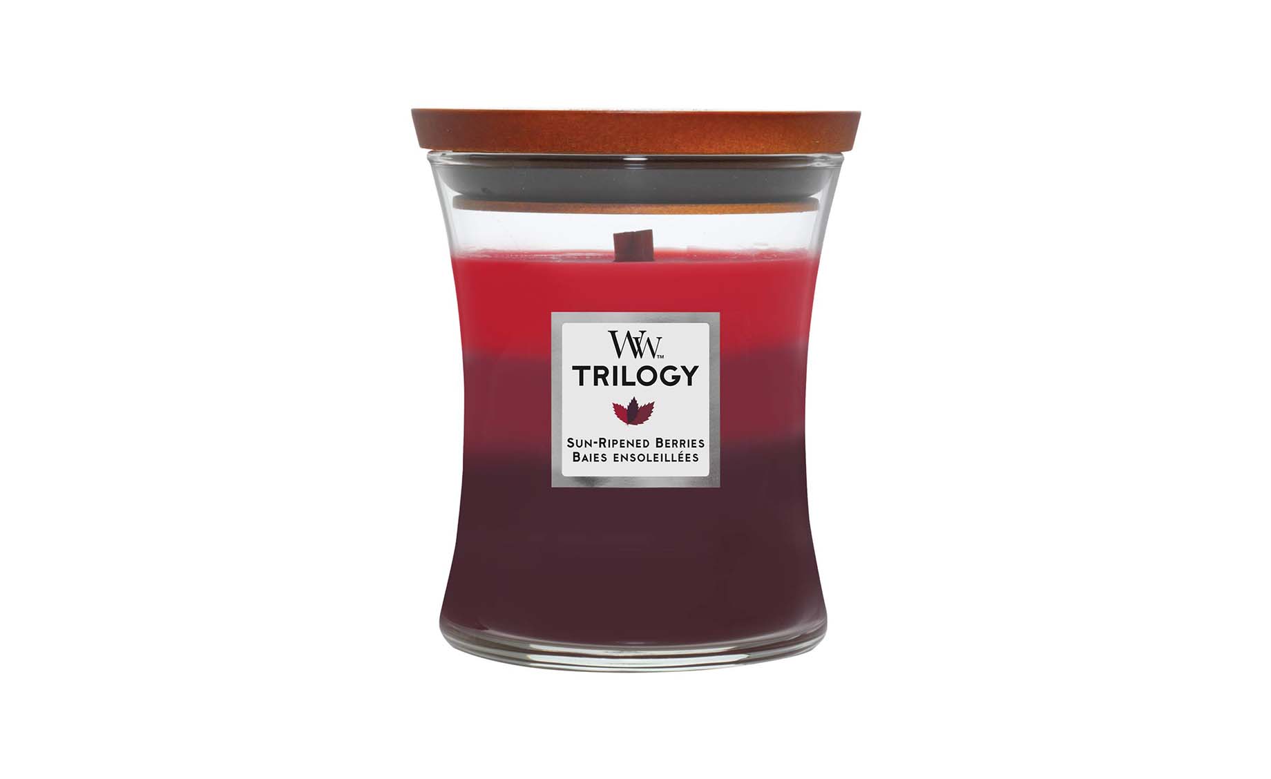 Woodwick mirisna svijeća Trilogy Sun-ripened Berries M