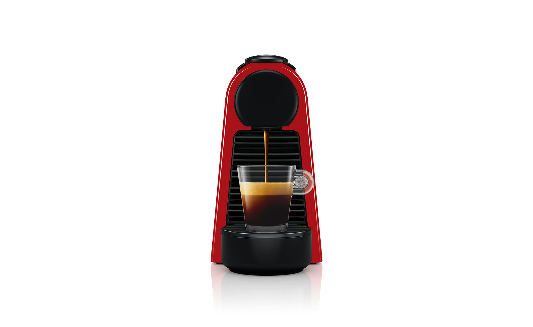Nespresso Essenza Mini Red aparat za kavu, crveni