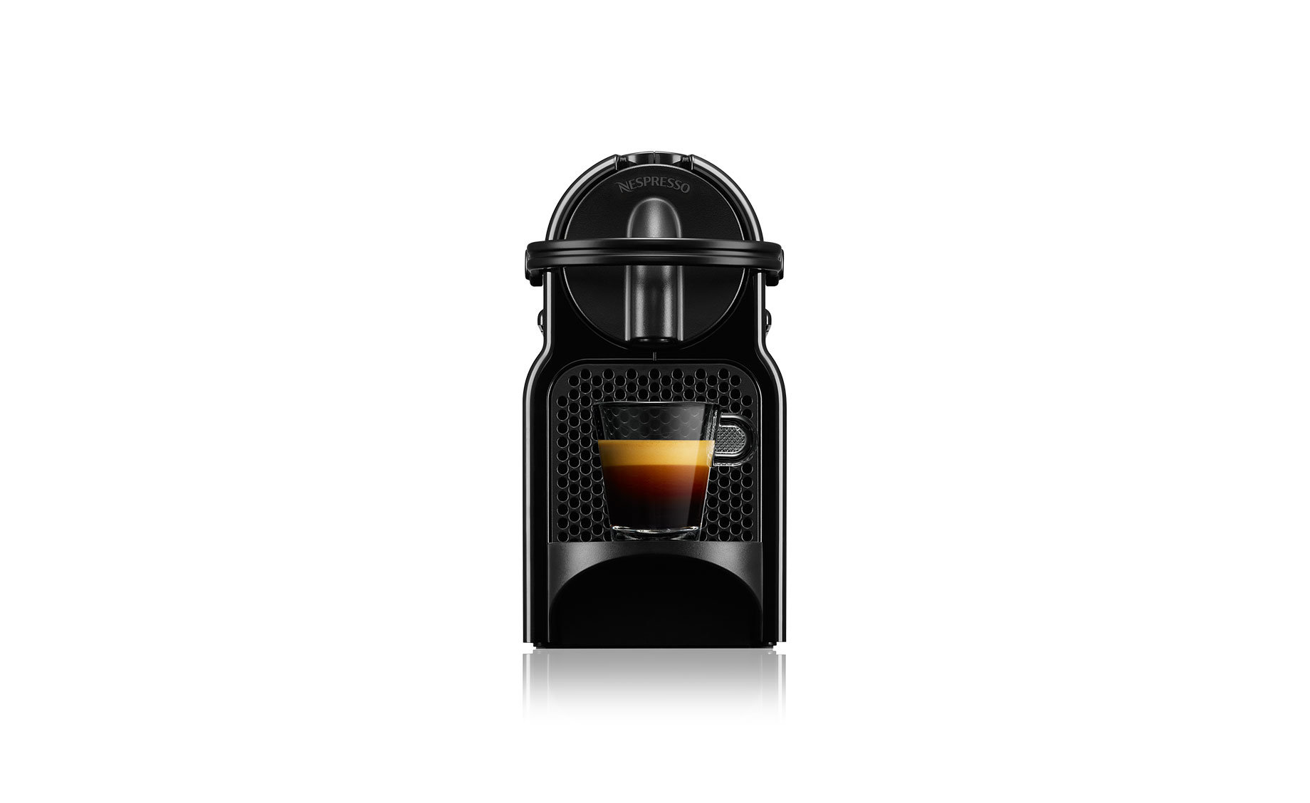 Nespresso Inissia Black aparat za kavu, crni
