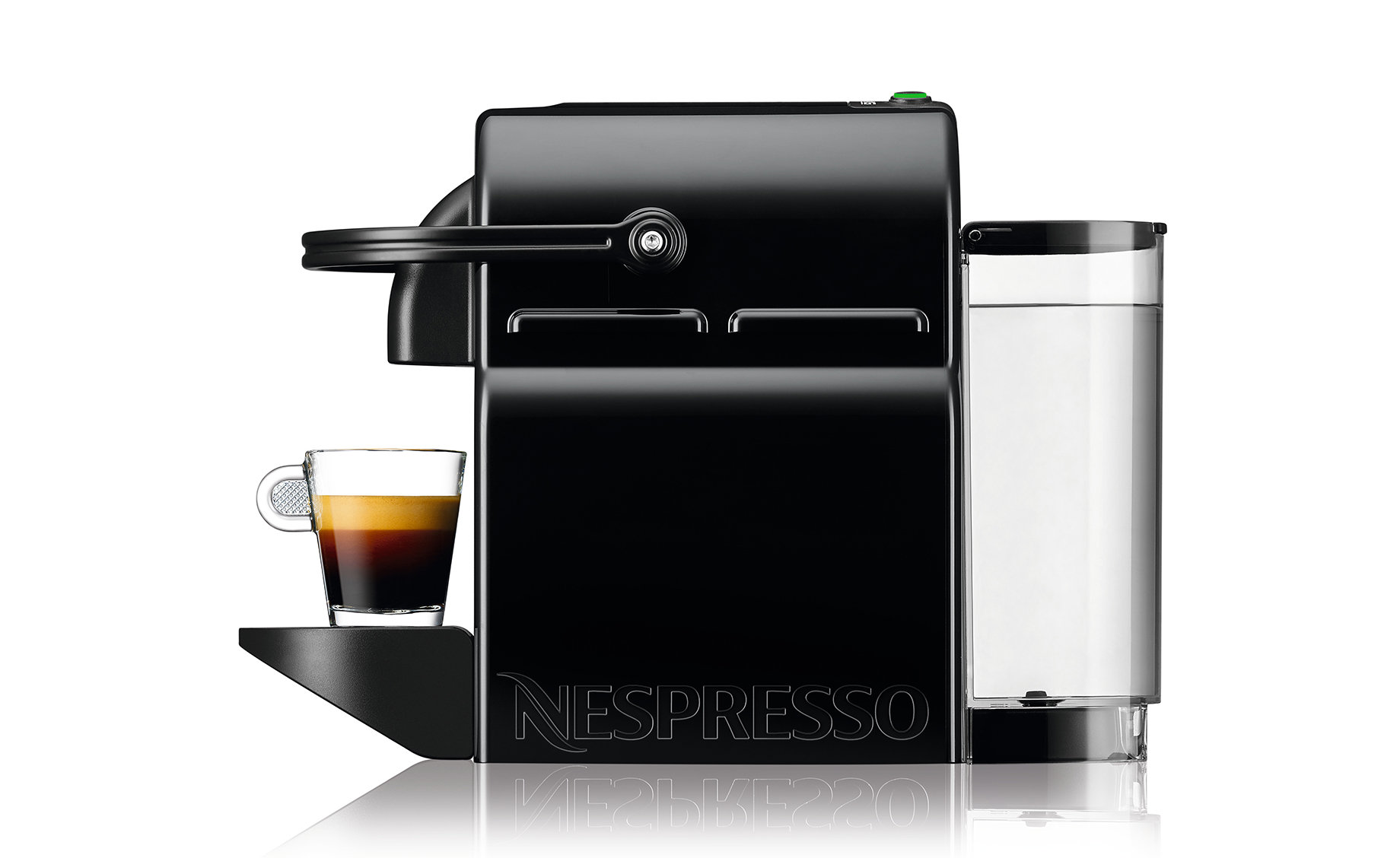 Nespresso Inissia Black aparat za kavu, crni