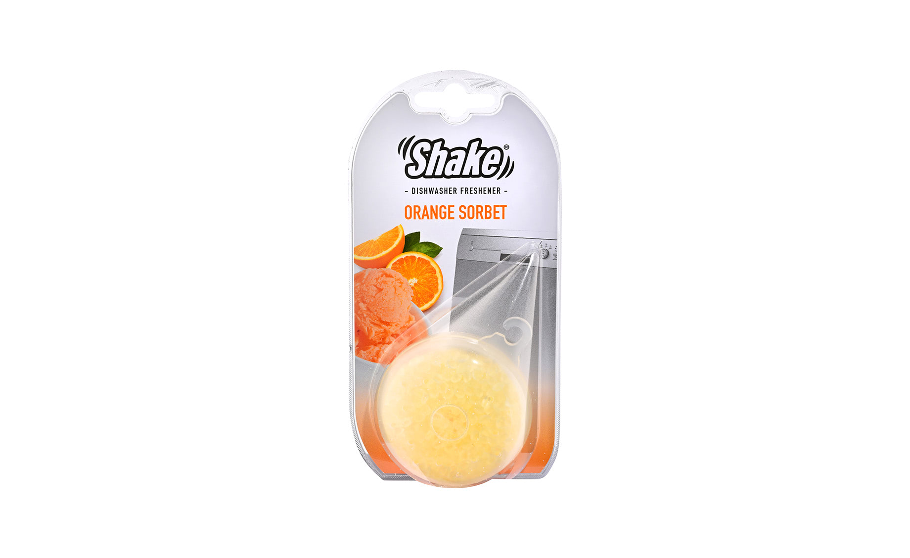 Shake orange sorbet osvježivač za perilice posuđa