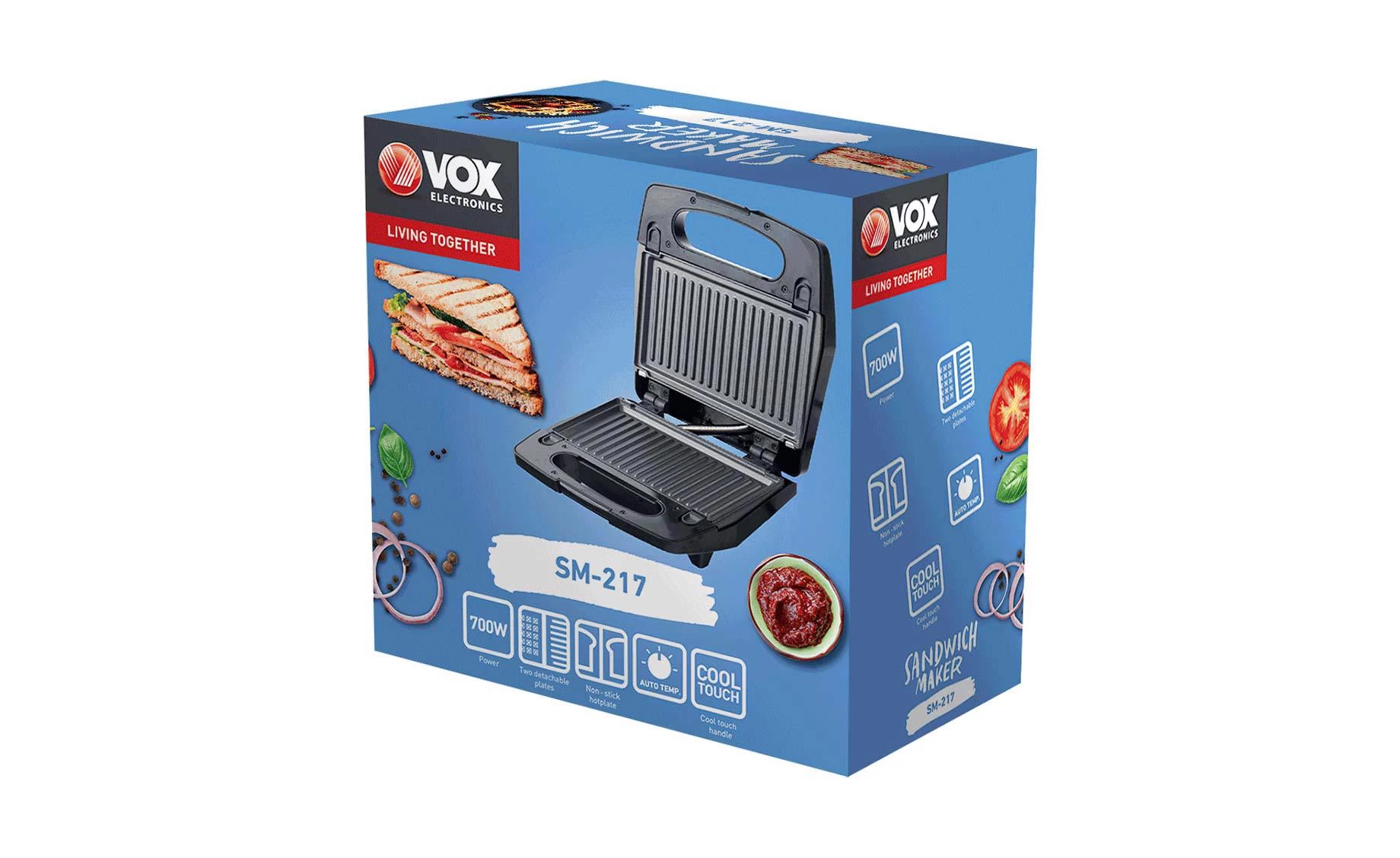 Vox SM217 aparat za sendviče