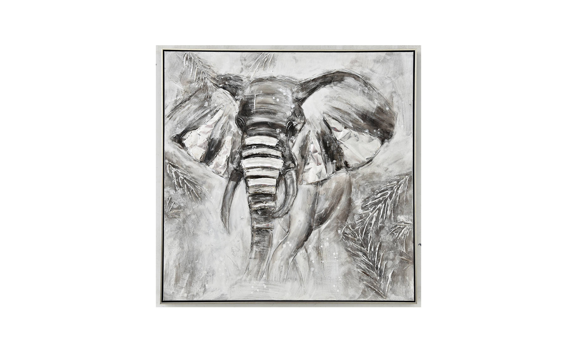 Slika  s okvirom Elephant 102.5x102.5cm