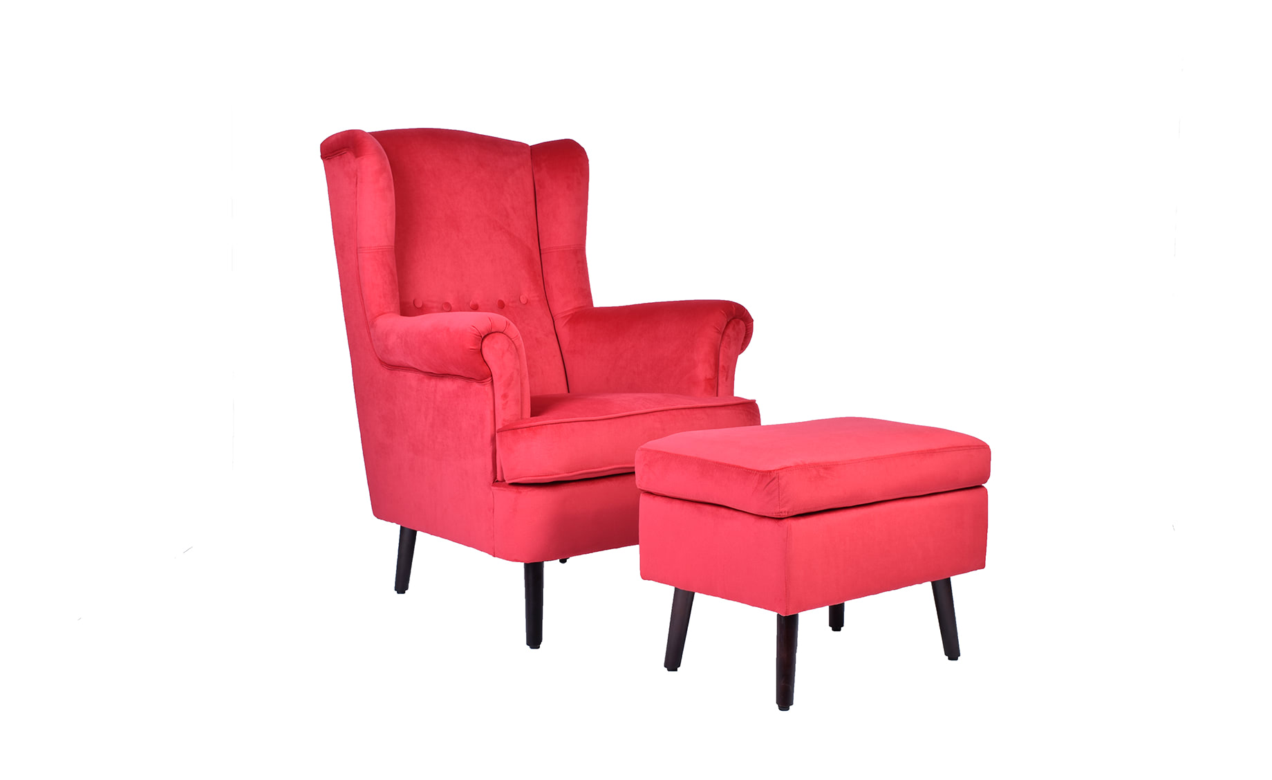 Lavine fotelja crvena 85x84x113cm