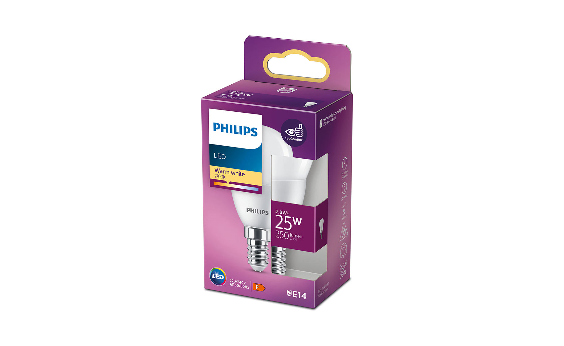 Žarulja Philips LED okrugla E14 25W