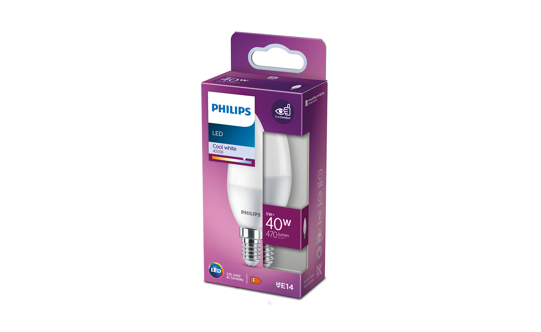 Žarulja Philips LED svijeća E14 40W