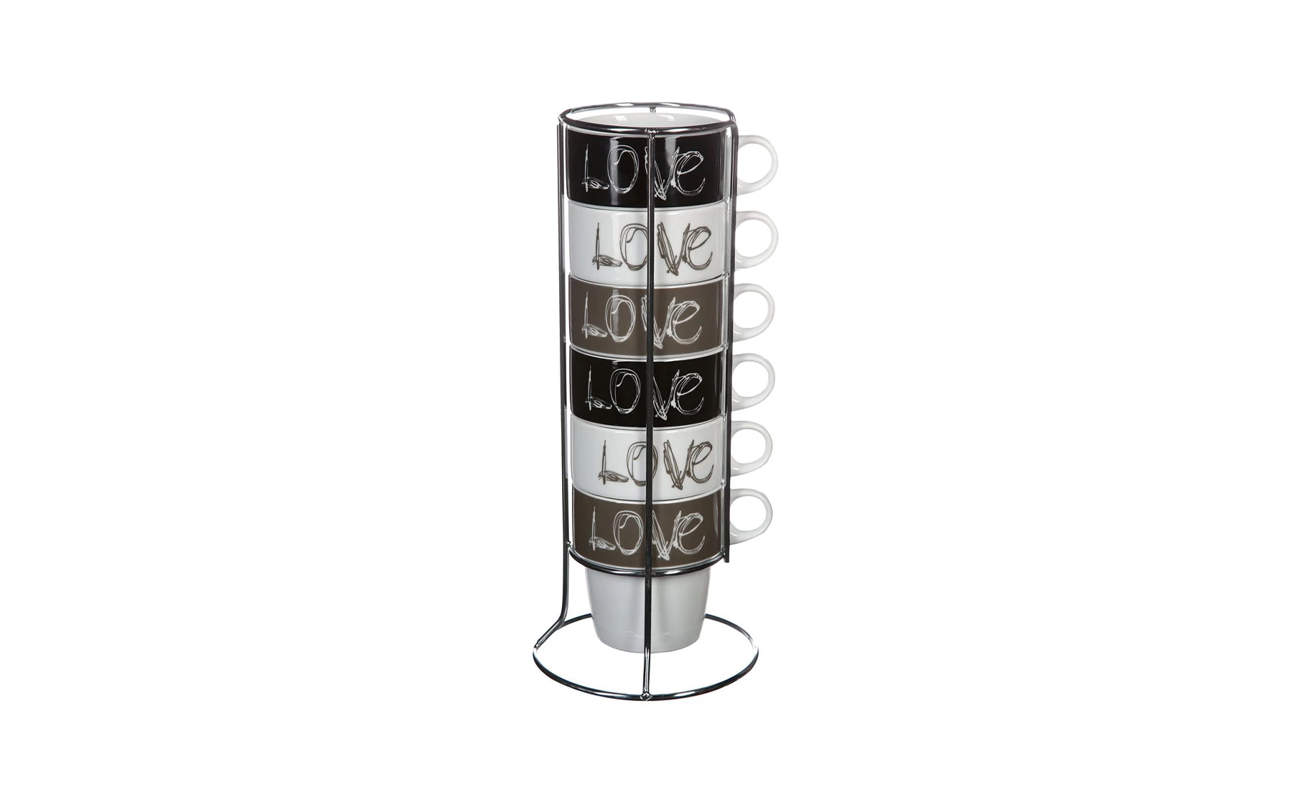 Set šoljica na stalku Love 260ml 6 komada