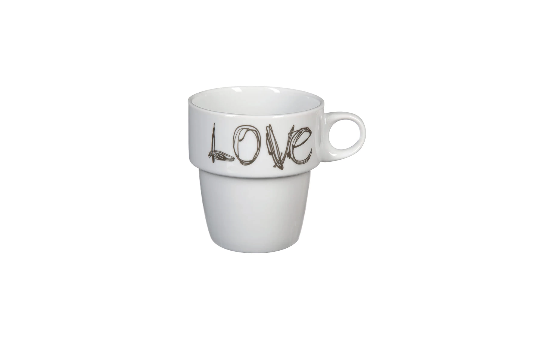 Set šoljica na stalku Love 260ml 6 komada
