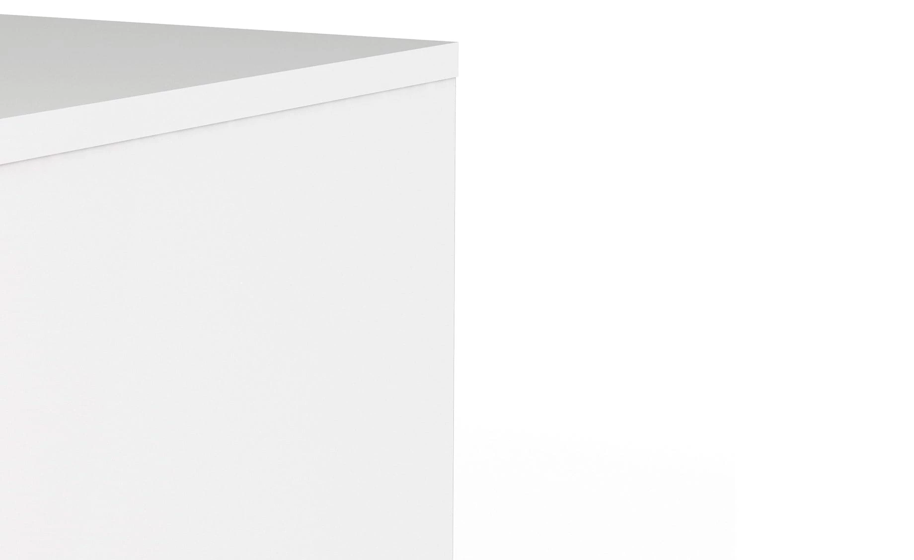 Naia noćni ormarić 3 fioke 40x50x70 cm beli visoki sjaj