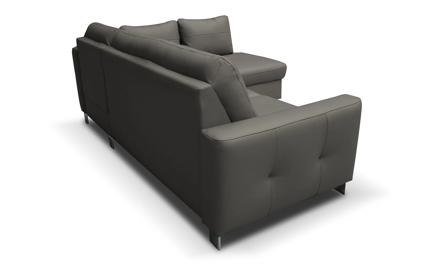 Venice ugaona garnitura sa ležajem i prostorom za odlaganje desna koža dollaro 234x168x86cm