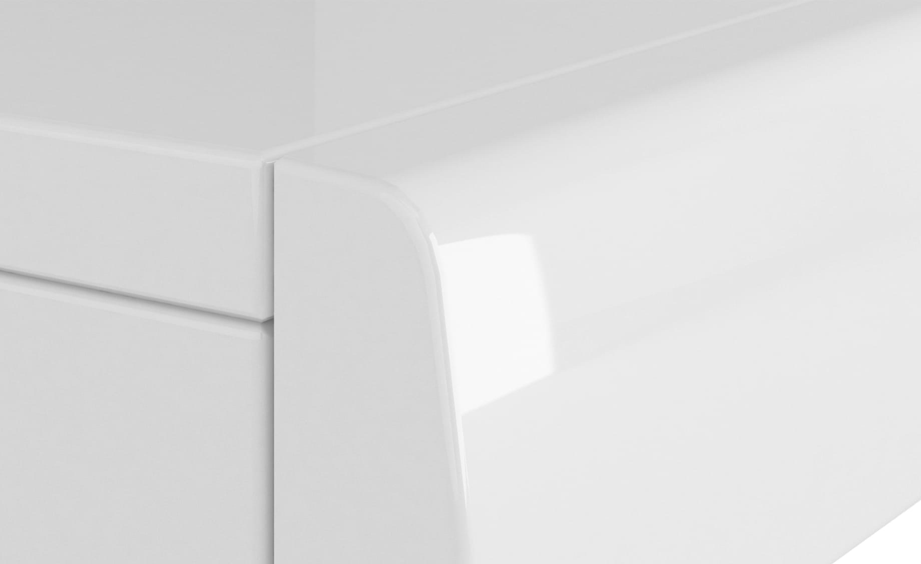 Spirit TV stalak 2 vrata+1 ladica 180x51x55cm bijela visoki sjaj