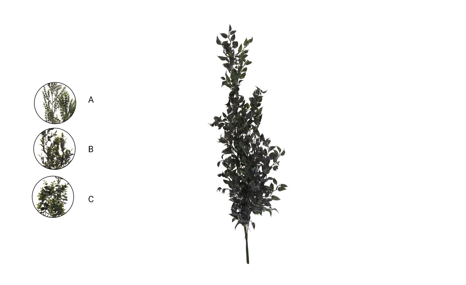 Viseće veštačke biljke 80cm više vrsta
