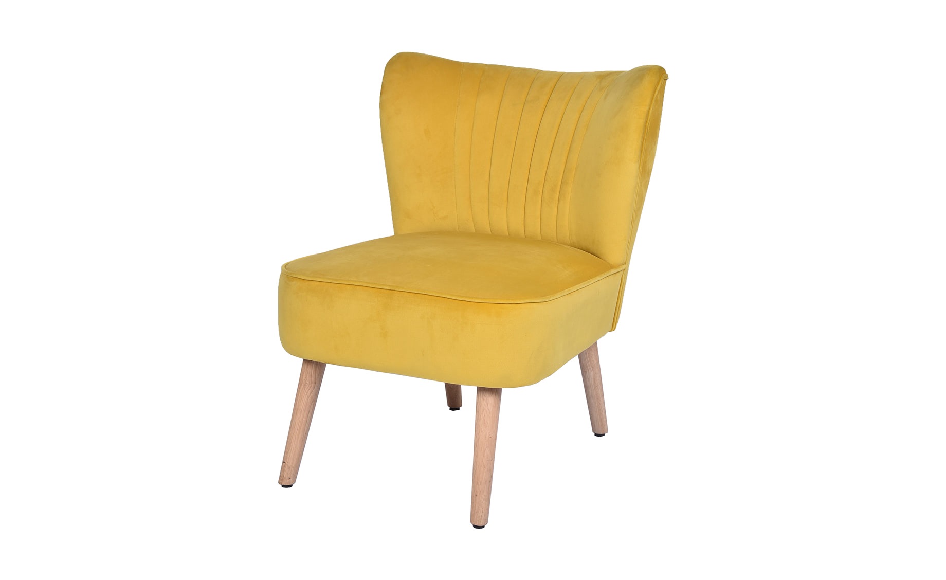 Slate fotelja žuta 58x70x72 cm