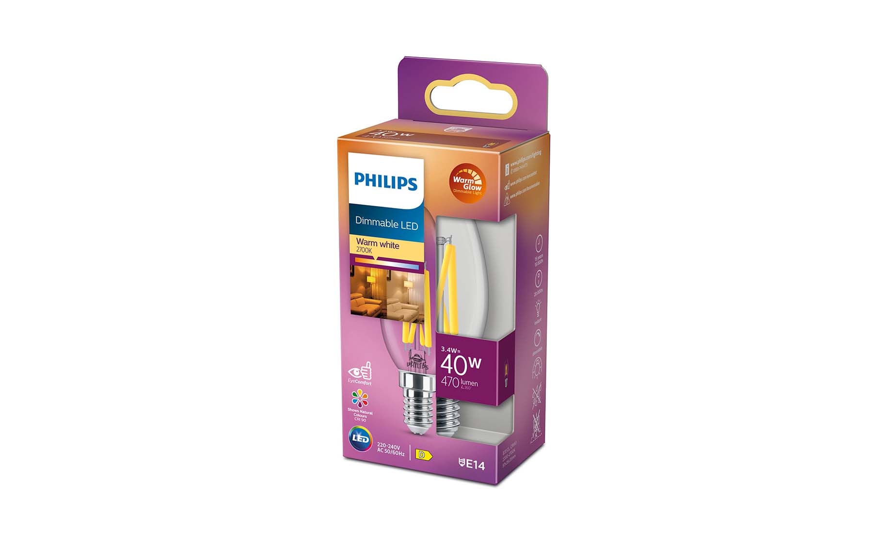 Žarulja Philips LED E14 40W