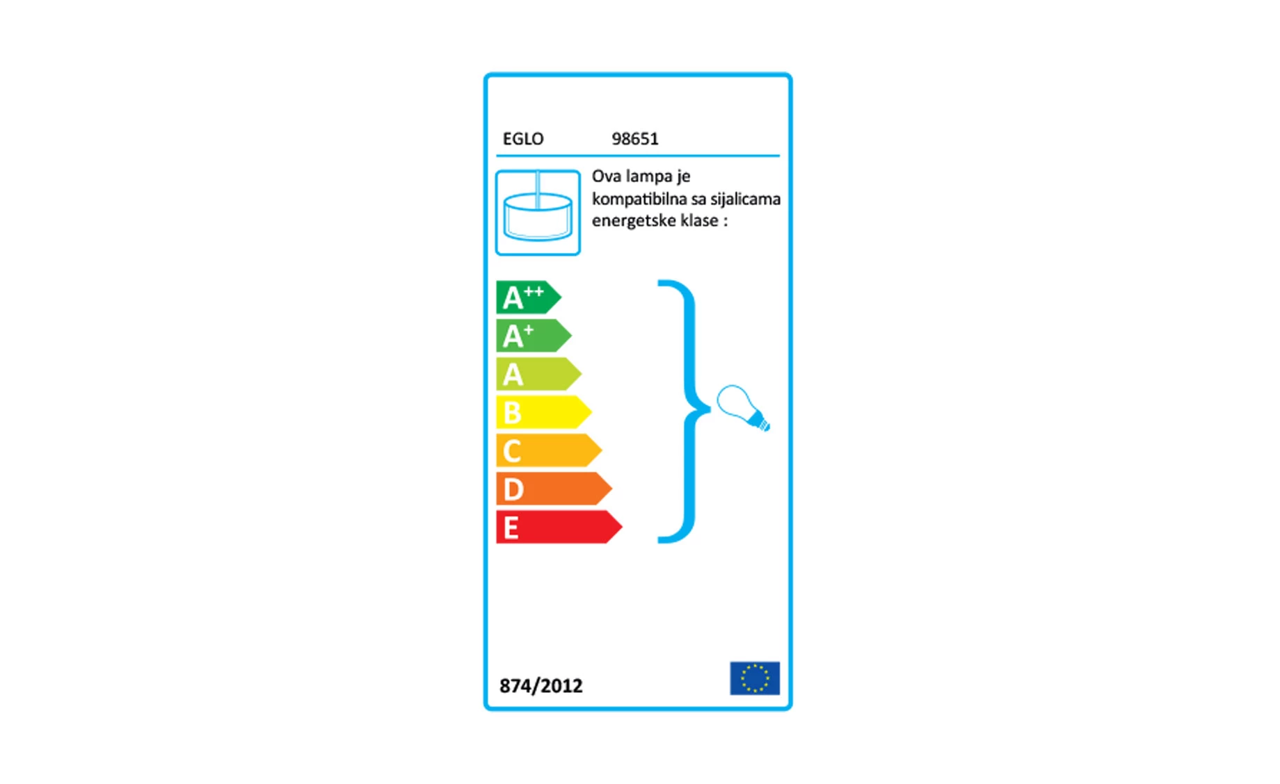 Viseća svjetiljka Ariscani 1