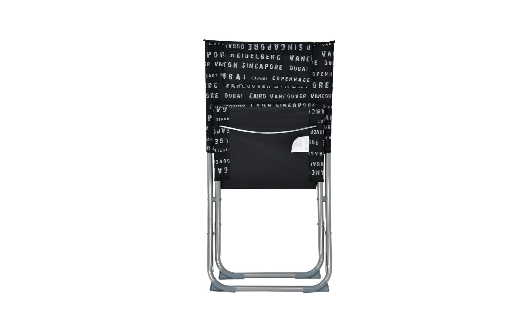 Playa sklopiva stolica sa jastukom 68x48x73cm crna
