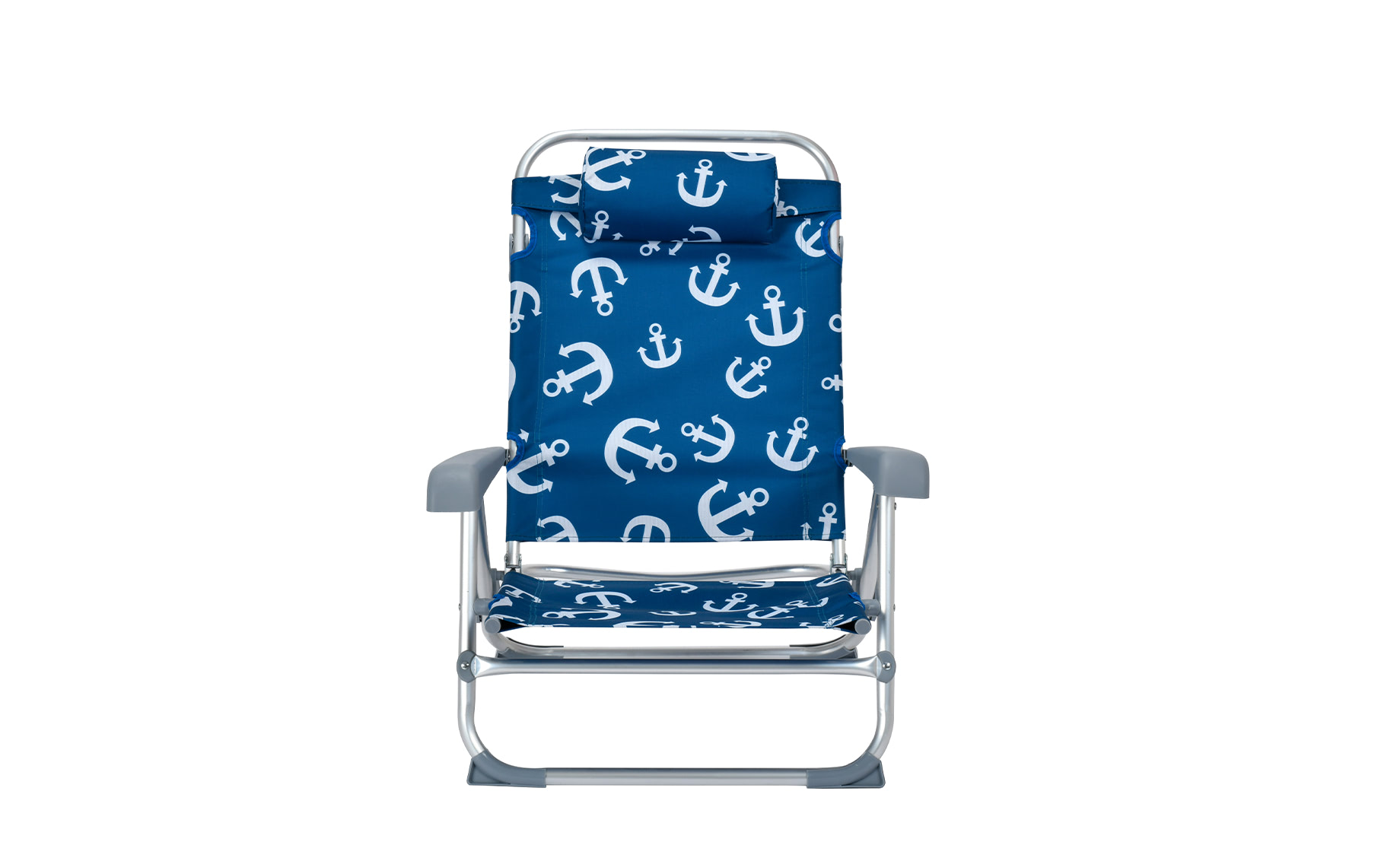 Playa aluminijumska sklopiva stolica 101x60x78 cm plava