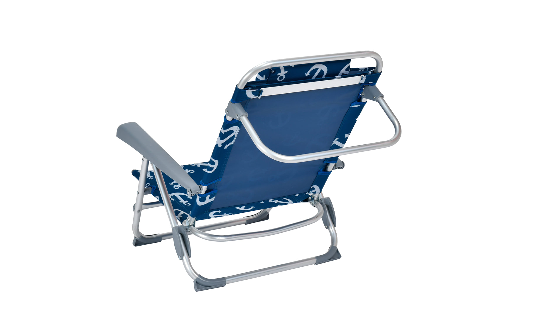 Playa aluminijumska sklopiva stolica 101x60x78 cm plava