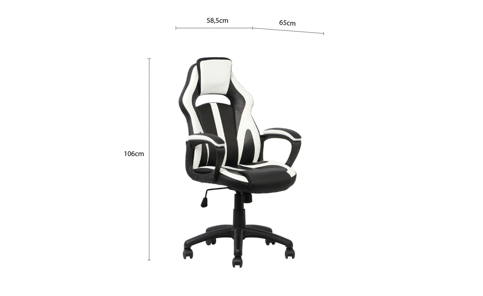 Porter kancelarijska fotelja 58,5x65x106-115,5cm